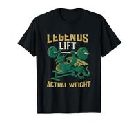 Legends Lift Real Weight Dragon Bench Press Graphic T-Shirt
