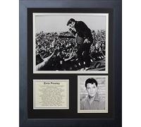 Legends Never Die 16446U Elvis Presley Performing Live Collectible | Collage Photo encadré Décoration Murale, Noir, - 30,5 x 38,1 cm