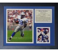 Legends Never Die "Barry Sanders Away Cadre Photo Collage, 11 x 35,6 cm