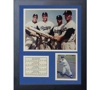 Legends Never Die Brooklyn Dodgers Années 50 Big Four Framed Photo Collage, 11 par 14 pouces G