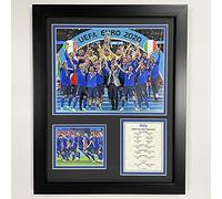 Legends Never Die, Inc. Italie | Vainqueurs du Championnat d'Europe de l'UEFA 2020 | Collage photo encadrée 30,5 x 38,1 cm