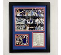 Legends Never Die, Inc. Kansas Jayhawks | Champions nationaux 2021-2022 | Collage photo encadré 30,5 x 38,1 cm (mosaïque)