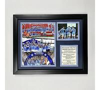 Legends Never Die, Inc. Manchester City FC | Vainqueurs des aigus 2022-2023 | Collage photo encadrée sous verre des championnats de la saison historique 30,5 x 38,1 cm