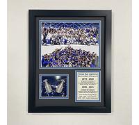 Legends Never Die, Inc. Tampa Bay Lightning | Back to Back Champions | Collage photo encadrée 30,5 x 38,1 cm