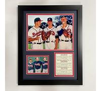 Legends Never Die "Tom Glavine, Greg Maddux et John Smoltz Cadre Photo Collage, 11 x 35,6 cm