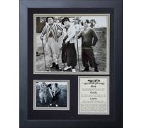 Legends Never Die Trois Stooges Golf Noir Blanc avec Cadre Photo Collage, 11 en 35,6 cm