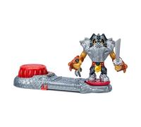 Legends of Akedo Ninja Bosses, Golden Lion Prideheart, figurine combattante de 7,6 cm avec action 360° et double armure détachable