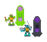 Legends of Akedo Teenage Mutant Ninja Turtles - Versus Pack Donnie contre Slash, comprend 2 mini figurines de combat ainsi que 2 contrôleurs de combat exclusifs, prêt, combat, split strike