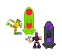 Legends of Akedo Teenage Mutant Ninja Turtles - Versus Pack Raph versus Foot Soldier, comprend 2 mini figurines de combat et 2 contrôleurs de combat exclusifs, prêt à jouer