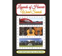 Legends of Hawaii Word Search Puzzle Book: Word Searches with Easy to Read Print about Hawaii, Hawaii Cities, Hawaii Gods and More | 6x9 inches, 110 ... Gift for Holidays, Vacations and Free Times