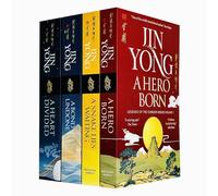 Legends of the Condor Heroes Series 4 Books Collection Set By Jin Yong (A Hero Born, A Bond Undone, A Snake Lies Waiting, A Heart Divided)