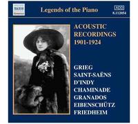 Legends Of The Piano : Acoustic Recordings 1901-1924