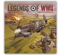 Legends of World War II - Legendäre Flugzeuge des Zweiten Weltkrieges 2026 - Wand-Kalender: Original Carousel-Kalender [Mehrsprachig] [Kalender]