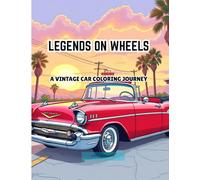 Legends on Wheels: A Vintage Car Coloring Journey