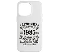 Legends Were Born in 1985 Aged Perfectly All Original Parts Coque pour iPhone 14 Pro Max