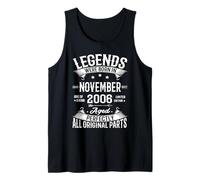 Legends Were Born in November 2006 20th Birthday 20 yrs Old Débardeur