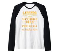 Legends Were Born in September 1984 42 yrs Old 42nd Birthday Manche Raglan