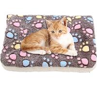 LegendTech Couverture pour Chat - Moelleuse et Douce - pour Chat - avec Impression Mignonne - Couverture en Flanelle pour Petits Animaux de Compagnie de Taille Moyenne