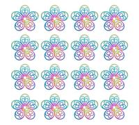 LEGENTLISUR 20 pièce De Breloques En Acier Inoxydable En Vrac Pendentifs Vintage En Forme De Fleur Arc En Ciel Breloques Pour La Fabrication De Bijoux Colliers Bracelets Loisirs Créatifs