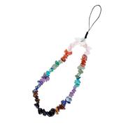 LEGENTLISUR Bracelet Pour Téléphone Avec Éclats De Pierres Précieuses Naturelles Et Perles Bracelet De Bras Pour Téléphone Support De Téléphone Mains-Libres Bracelet Pour Porte-Clés Accessoires De