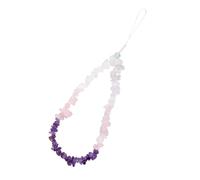 LEGENTLISUR Bracelet Pour Téléphone Avec Éclats De Pierres Précieuses Naturelles Et Perles Bracelet De Bras Pour Téléphone Support De Téléphone Mains-Libres Bracelet Pour Porte-Clés Accessoires De