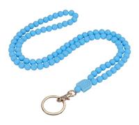 LEGENTLISUR Cordon Tour de Cou pour Les Clés, Porte-badge Cordon, Avec Cordon pour Carte D'identité, Les Badges de Travail et Les Porte-Badges D'Identification, Cadeaux pour Collègues(Bleu clair)