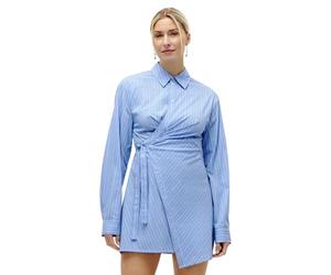 LeGer Aileen Robe - Robe pour femme avec look portefeuille - Coupe près du corps - Robe chemisier en coton - Mode pour femme - de Lena Gercke - Tailles 34-44