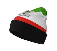 Léger Beanie Knitted Hat Drapeau et Guinée équatoriale Knitted Beanie Hat Cold Weather Hat Bonnet de Montre à Revers pour Homme Femme Hiver Course à Pied Doux et Chaud