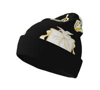 Léger Beanie Knitted Hat Emblème National et Guinée Knitted Beanie Hat Cold Weather Hat Bonnet de Montre à Revers pour Homme Femme Hiver Course à Pied Doux et Chaud