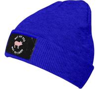 Léger Bonnet d'hiver Tricoté,Pas Mon Cochon, Pas Ma Ferme,Tricoter Chapeau,Extensible Casquette Tricoté pour Cyclisme,Adultes,Sports