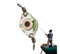 Léger Bure de pêche, Stroboscope à élastification des appâts en Forme d'oeil, déclenché par l'eau, Plongeant Les légers LED sous-Marine pour l'appât flétan-Zander, Attractif