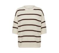LeGer by Lena Gercke Pull-over 'Camille' marron / blanc cassé, Taille S