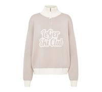 LeGer by Lena Gercke Pull-over 'Charis' greige / blanc, Taille M