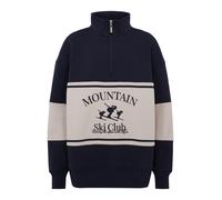 LeGer by Lena Gercke Sweat-shirt 'Cosette' mastic / bleu marine, Taille XS