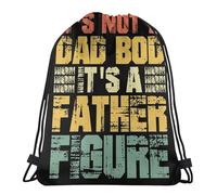Léger Pratique Sac À Cordon Serrage Ce n'est Pas Un Papa BOD, C'est Une Figure Paternelle Sac À Dos Sport À Cordon Unisexe Sac De Sport pour Les Voyages, Natation, École