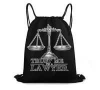 Léger Sac à Dos à Cordon Croyez-Moi, Je suis Avocat Sacs à Cordonnet Confort Sac de Gym pour Gym Swimming École 36X42cm