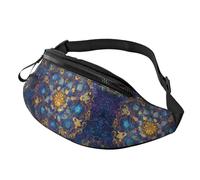 Léger Sac Banane Plan Directeur du Café Sac De Taille Loisir Sacoche De Ceinture pour Cyclisme Gym Activités 14X35Cm