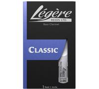 Légère Reeds – Anche pour clarinette basse Classic (BC200) – Synthétique haut de gamme Force 2.00