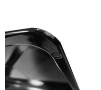 Légèrement Endommagé Véritable Beko Email Noir Cuisinière Poêle 462x373x40