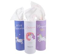 Légères à Motifs Licorne, Serviettes en Papier, 3 Rouleaux | Impression Colorée et Délicate, Nettoyage Rapide des Petites Éclaboussures, Usage Mains et Bouche
