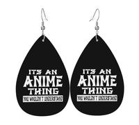 Légères Boucle d'oreille C'est un truc d'anime, tu ne peux pas comprendre. Boucles d'oreilles femme Tendance Boucle d'oreille en cuir pour Filles Femmes Fête
