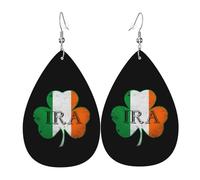 Légères Boucle d'oreilles pendantes en cuir Ira Irlandais Leather Earrings Lightweight Boucle d'oreille en cuir pour Decorations Fête Femmes
