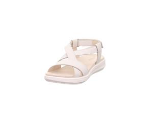 Legero Sandales plates Ella pour femme, Blanc cassé 1000, 41 EU