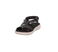 Legero Sandales plates Ella pour femme, Noir 0100, 39 EU