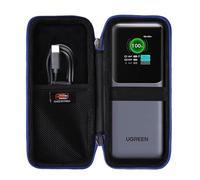 Legestori Étui de transport rigide en EVA compatible avec UGREEN Nexode Power Bank 20 000 mAh 130 W/165 W, chargeur portable de voyage, boîte de rangement résistante aux chocs, étui uniquement