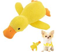 LeGeYo Jouet Anti-Stress pour Chien Canard en Peluche Doux Taille Moyenne Résistant aux morsures Lavable Jouet apaisant 30×23×2,3 cm