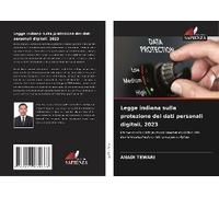 Legge Indiana Sulla Protezione Dei Dati Personali Digitali, 2023
