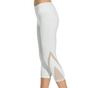 Legging 3/14 Femme Legging Push Up, Pantalon Sport Grande Taille Anti-Frottement Court Hotpants sans Couture Yoga ContrôLe Ventre Mat Trekking Sexy Sudation Skinny Elastique