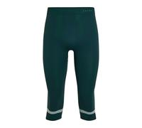 FALKE Warm 3/4 Trend M Ti fil fonctionnel séchage rapide 1 pièce, Couche de base inférieure Homme, Vert Holly 7385, S