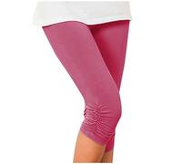 Legging 3/4 Femme Contrôle du Ventre Pushup Sculptant Leggings Pantacourt Grande Taille Respirant Collants Butt Lift Faire des Exercices Fitness